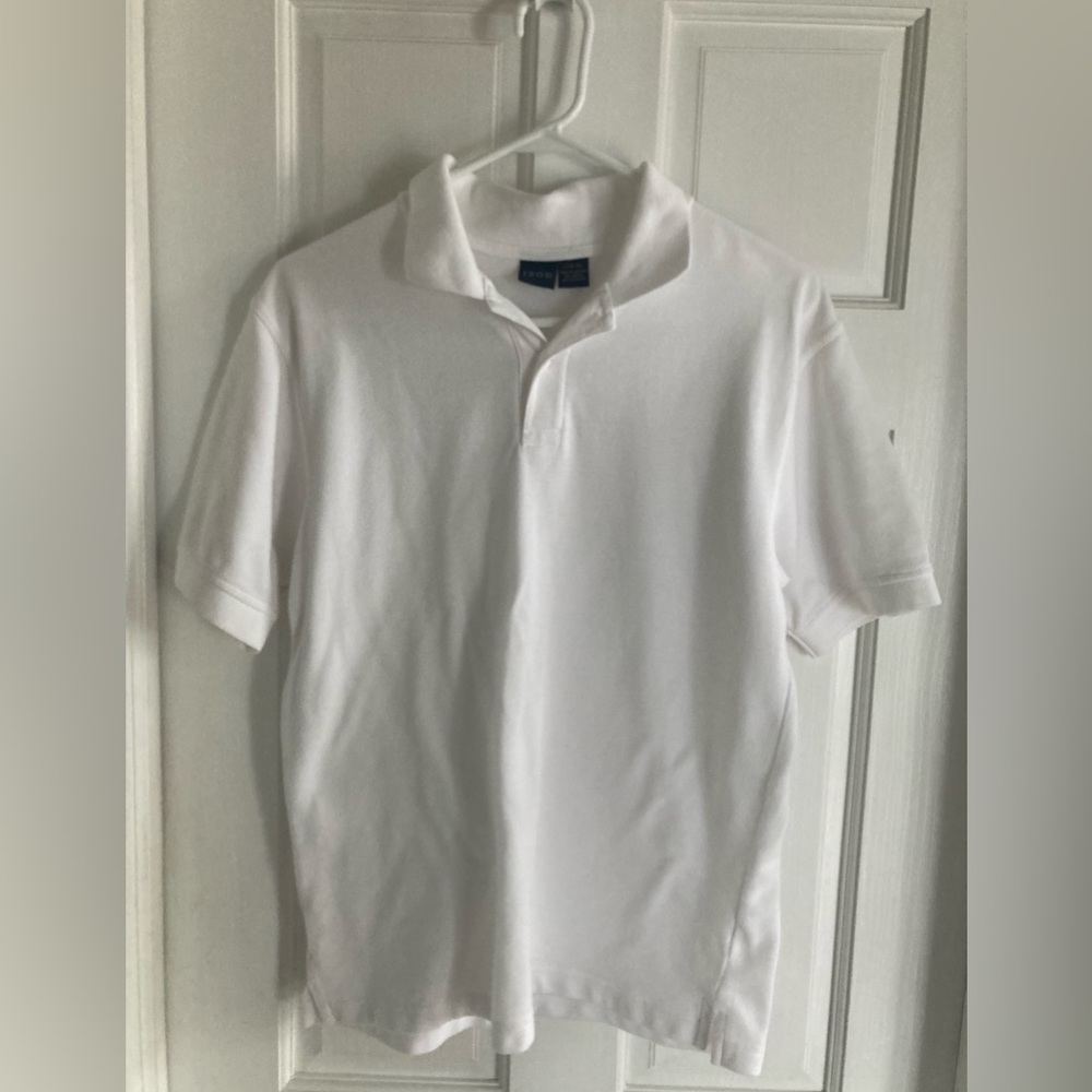 White IZOD boys golf shirt